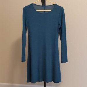 Beautiful blue teal tunic/shirt dress